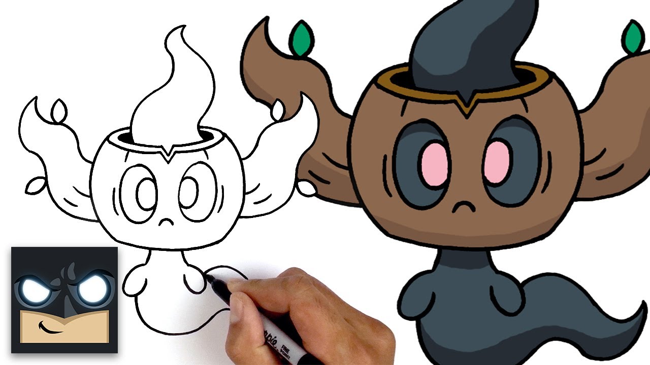 How To Draw Phantump - Pokemon
