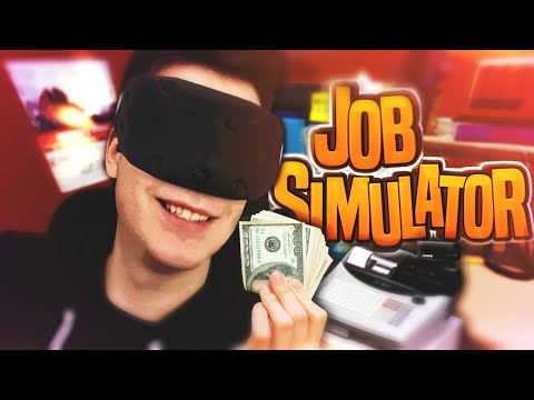 PRACA YOUTUBERA! | Job Simulator (HTC Vive Virtual Reality)
