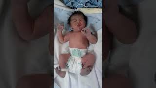 recém nascido, primeiros segundos na terra #cute #cutebaby #shorts #love #brasil #india