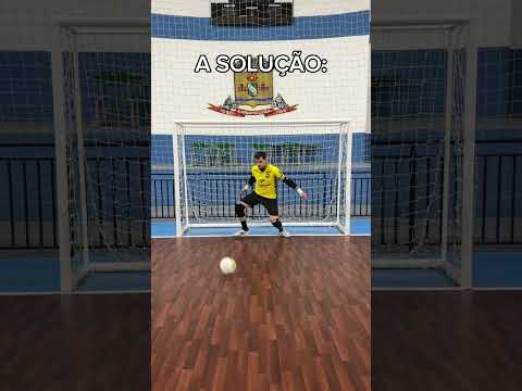 O problema VS a solução!!! #goleiro #futsal #dicas #tutorial