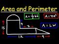 Calculating Area and Perimeter of Irregular Shapes