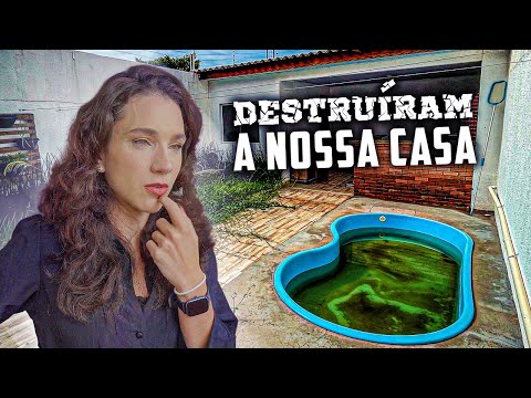 OLHA COMO DEVOLVERAM A NOSSA CASA! ALUGUEL NUNCA MAIS!!!