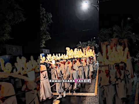 Tradisi yang Selalu Ditunggu Setahun Sekali😍🔥 #takbiran #hariraya #idulfitri #tradisi