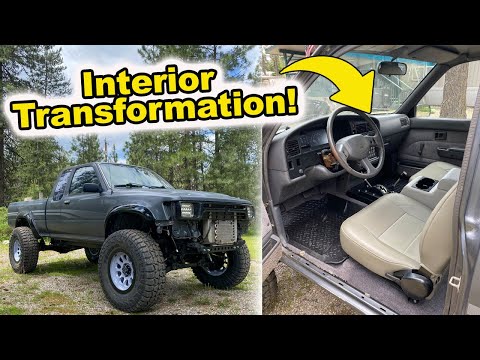 Total Interior Transformation For The Toyota Pickup!!