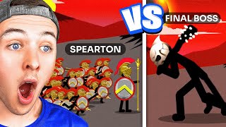 Stick Figure ARMIES vs FINAL BOSS! (STICK WAR LEGACY)