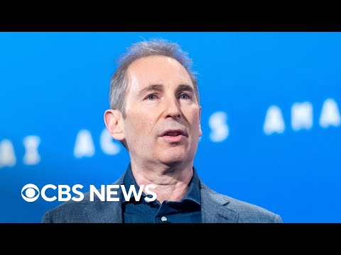 YouTube video thumbnail: Amazon CEO Says AI Will Lead to Fewer Corporate Jobs