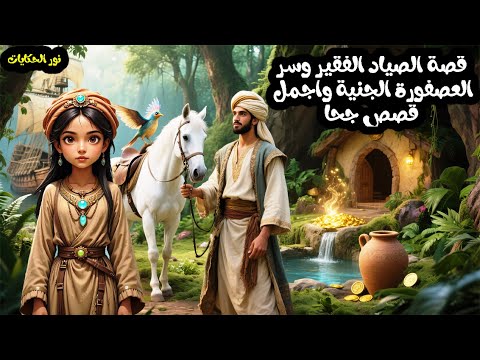 قصة الصياد الفقير وسر العصفورة الجنية واجمل قصص جحا ثلاثة قصص خيالية مشوقة مسموعة قبل النوم #قصص