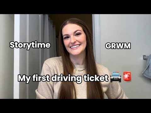 How I got my first driving ticket | storytime