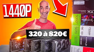 Jouer en QHD 1440p - Quelle Carte Graphique en 2025 ? (300€ à 800€)