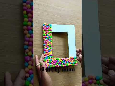 Thermocol Balls Craft #photoframe #shorts #youtubeshorts #viralvideo #shortvideo #hkcreativeworld
