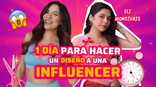 Tengo 1 DÍA para hacerle un DISEÑO a una INFLUNCER! 😱 Así fue su reacción 😫