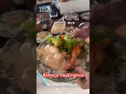 Almoço na Virginia.  Prato do Zé #shorts #virginiafonseca