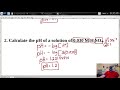 Calculating pH of Acidic and Basic Solutions