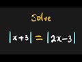 Understanding Double Absolute Value Equations