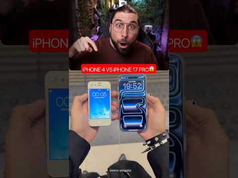 iPHONE 4 VS iPHONE 17 PRO😱