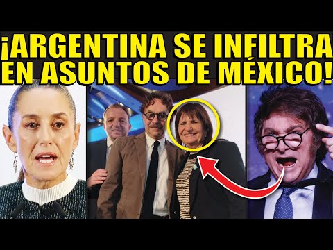 ¡CLAUDIA NO SE LO PERDONARÁ! MILEI MANDA ARGENTINOS A INFILTRARSE EN ASUNTOS DE MÉXICO!