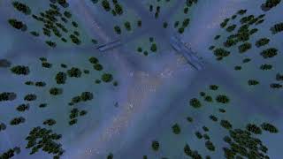 Animated Battlemap - Forest River 1 (Night) - No Grid