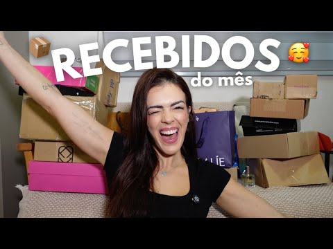 RECEBIDOS DO DO MÊS COMPLETO | CABELO, MAKE, SKIN CARE E MUITO MAIS