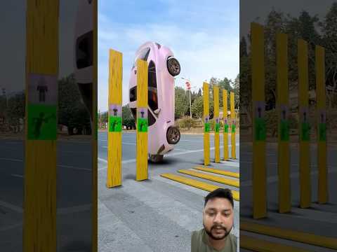 Smart road crossing car 🚘 #funny #vfxind #vfxmdr #vfxworld #smartgadgets #car roads #cristiano