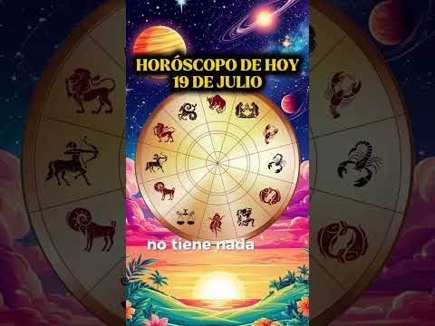 💓HORÓSCOPO DE HOY💓PARA TODOS LOS SIGNOS DEL ZODIACO🎁19 de Julio de 2025💜