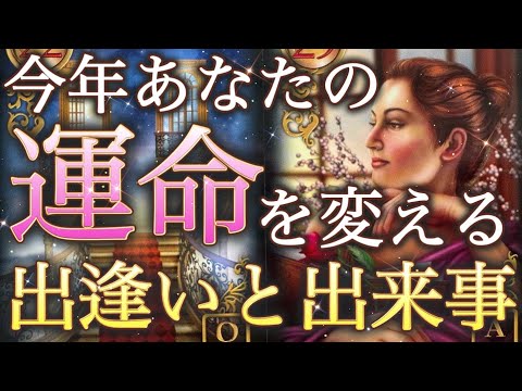 【運命が変わる❤️】私の未来はどうなる！？🫣今年あなたに舞い込む出会いと出来事✨個人鑑定級深掘りリーディング［ルノルマン/タロット/オラクルカード］