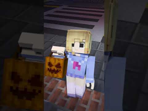 Trick or Treat!! - Minecraft Halloween #Shorts