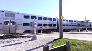Metra Train  Ash Ave #580