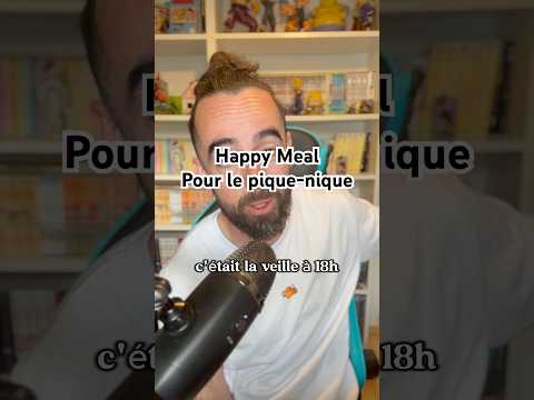 Un Happy Meal Macdo pour le pique-nique de la sortie scolaire #ecole #education #storytime
