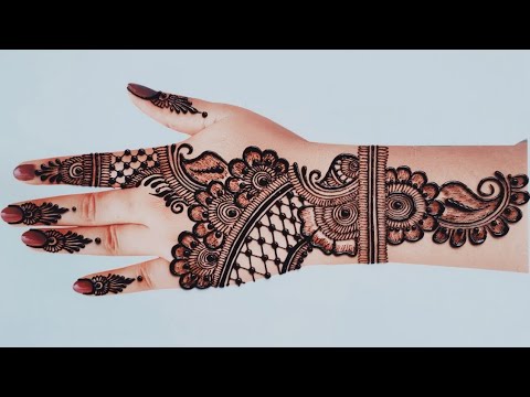 Last-Minute Mehndi Designs For Eid al-Fitr 2022: Easy Floral Mehndi Designs,  Quick Cotton Bud Mehndi Designs For Eid Celebrations (Watch Videos) | 🙏🏻  LatestLY