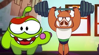 Om Nom Stories - Entraînement en salle de sport 💪  Dessin animé amusant pour les enfants !