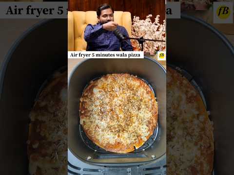 5 minutes wala pizza in air fryer #shorts #ytshorts