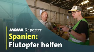 MOMA Reporter: Flutopfer helfen Flutopfern - vom Ahrtal nach Spanien | ARD Morgenmagazin