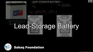 Lead-Storage Battery