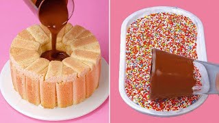 Top 10 Tutorial Dekorasi Kue Cokelat Pelangi yang Sedang Tren | Cara Membuat Kompilasi Kue Pelangi