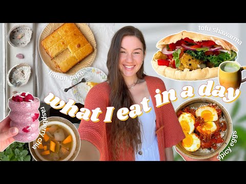 VLOG | what I eat in a day! 🌸🍋 ( fun hangout & cook lots of recipes )