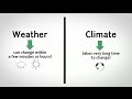 Distinguishing Weather from Climate