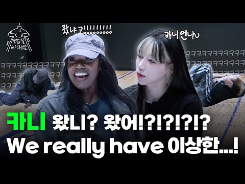 [SUB] 왔니? 왔어?!!! 겨울 쿨톤 댄서끼리 통하는 그런 게 있어 ❄️🧊 | Ep.31 카니 | 연습실 바다쌤