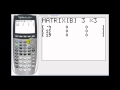 Inverse of a Matrix on a Graphing Calculator
