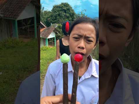 Bagi bagi permen lolipop merah dan hijau #diy #kreatif #viral #art #craft