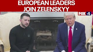 European leaders join Trump & Zelenskyy at White House