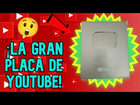 ¡UNBOXING PLACA 100K DE SUSCRIPTORES!/🤍😱/ROBLOX/GAMES/#youtubecreatorawards