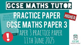 GCSE Maths "Best Guess" Paper 3 | Higher | 11th June 2025 | TGMT