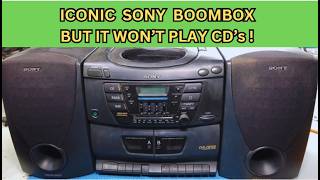 Sony  CFD ZW150  BoomBox - No Play CD's
