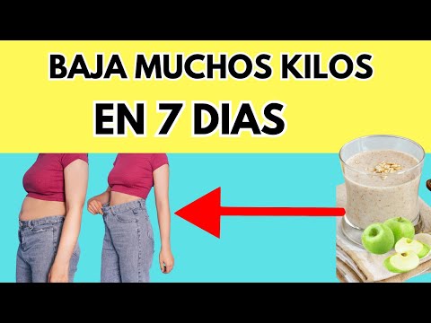 BAJA HASTA 5 KILOS EN 1 SEMANA CON ESTE LICUADO DE MANZANA Y AVENA /Bajar de Peso ¡Fácil Y Rápido!