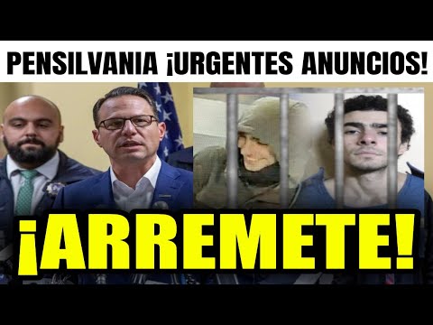 ÚLTIMA HORA de EEUU, Autoridades de PENSILVANIA hace ¡URGENTES ANUNCIOS! al Importante ARRESTO