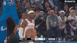 Shai Gilgeous-Alexander Highlights vs SAS (12/25/2025) - Career Game #492