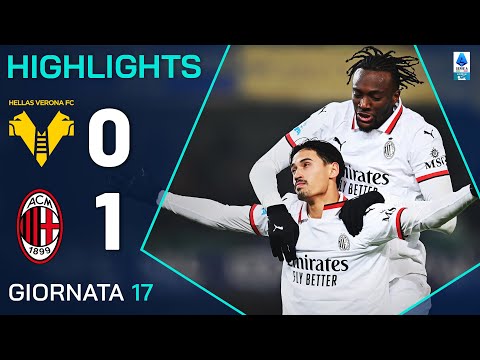 VERONA-MILAN 0-1 | HIGHLIGHTS | 17ª GIORNATA | SERIE A ENILIVE 2024/25