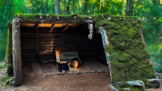 3 Days Solo SURVIVAL in UNDERGROUND; Built a Hidden Dugout Bunker. Bushcraft Shelter Camping