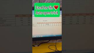 excel me favourite file auto open kaise kare | auto open file in excel