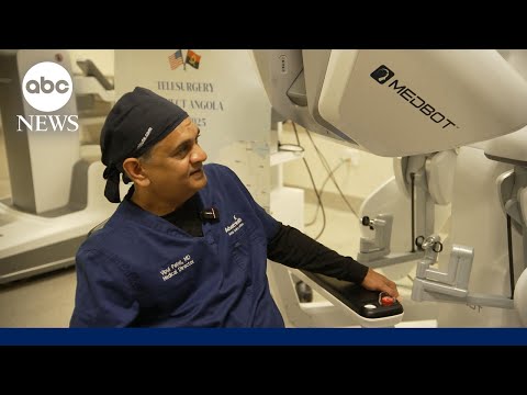 YouTube video thumbnail: Doctor Uses Robot to Perform Telesurgery on Patient Thousands of Miles Away